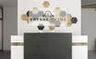 Frosted Acrylic Reception Desk