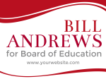 Campaign & Political Signs Yard Sign